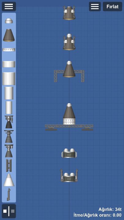 Droneship Blueprint for Spaceflight Simulator / SFS BP