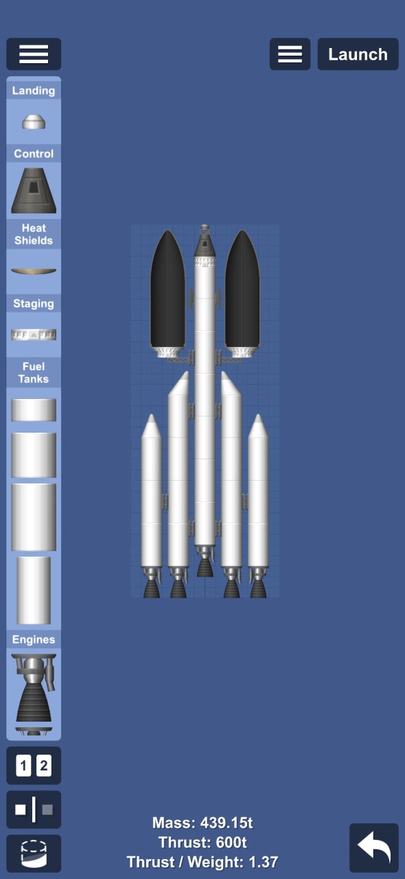 Cargo rocket for Spaceflight Simulator