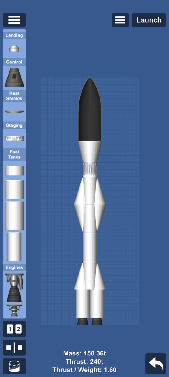 CARGO ROCKET MK1 for Spaceflight Simulator
