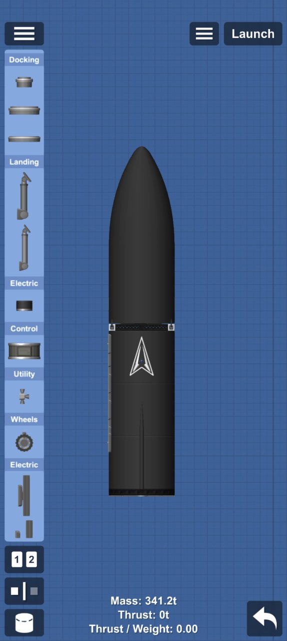 cargo rocket no dlc for Spaceflight Simulator
