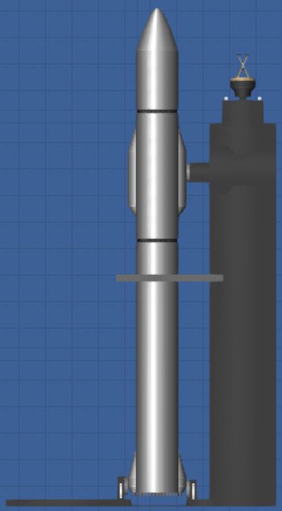 Cargo ship (based on Terran R) Blueprint for Spaceflight Simulator / SFS BP