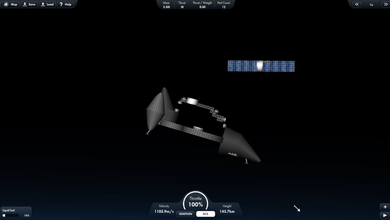 CargoDrone Blueprint for Spaceflight Simulator / SFS BP