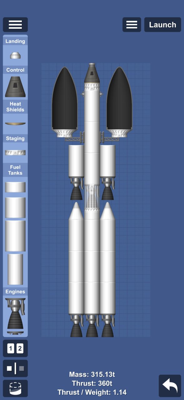 Carrier rocket Spaceflight Simulator