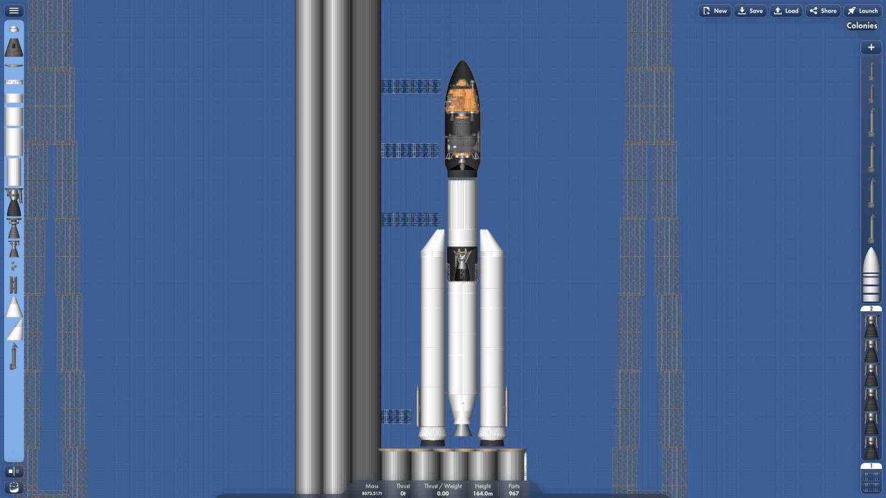 Chandrayaan 3 satish dhawan Blueprint for Spaceflight Simulator / SFS BP