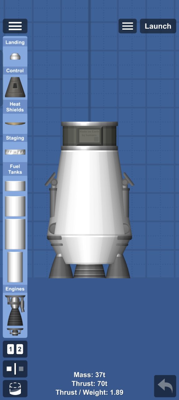 clipped lander Spaceflight Simulator