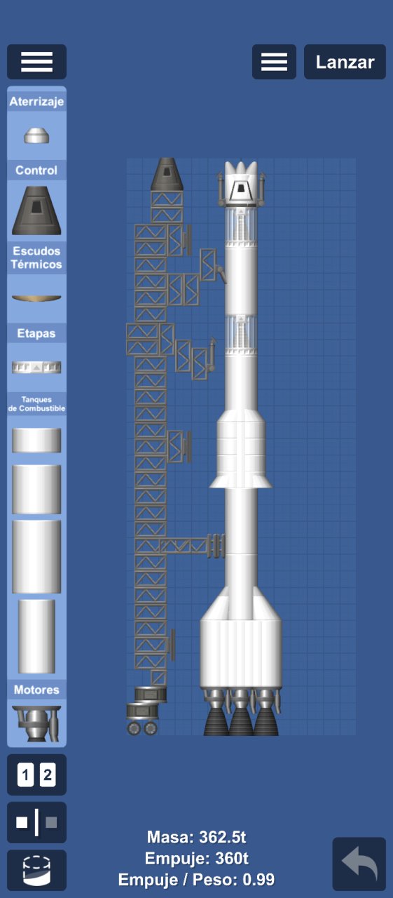 Coete capas de ir ala luna Spaceflight Simulator