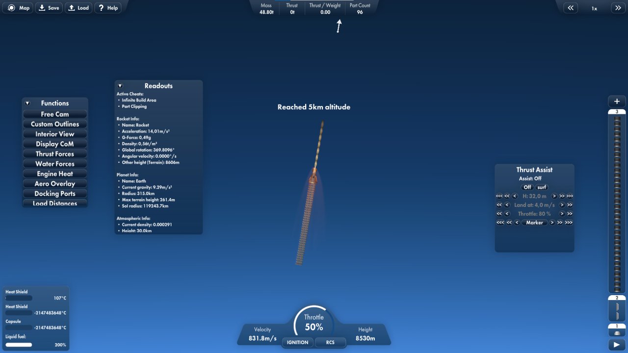 Cohete DI Spaceflight Simulator