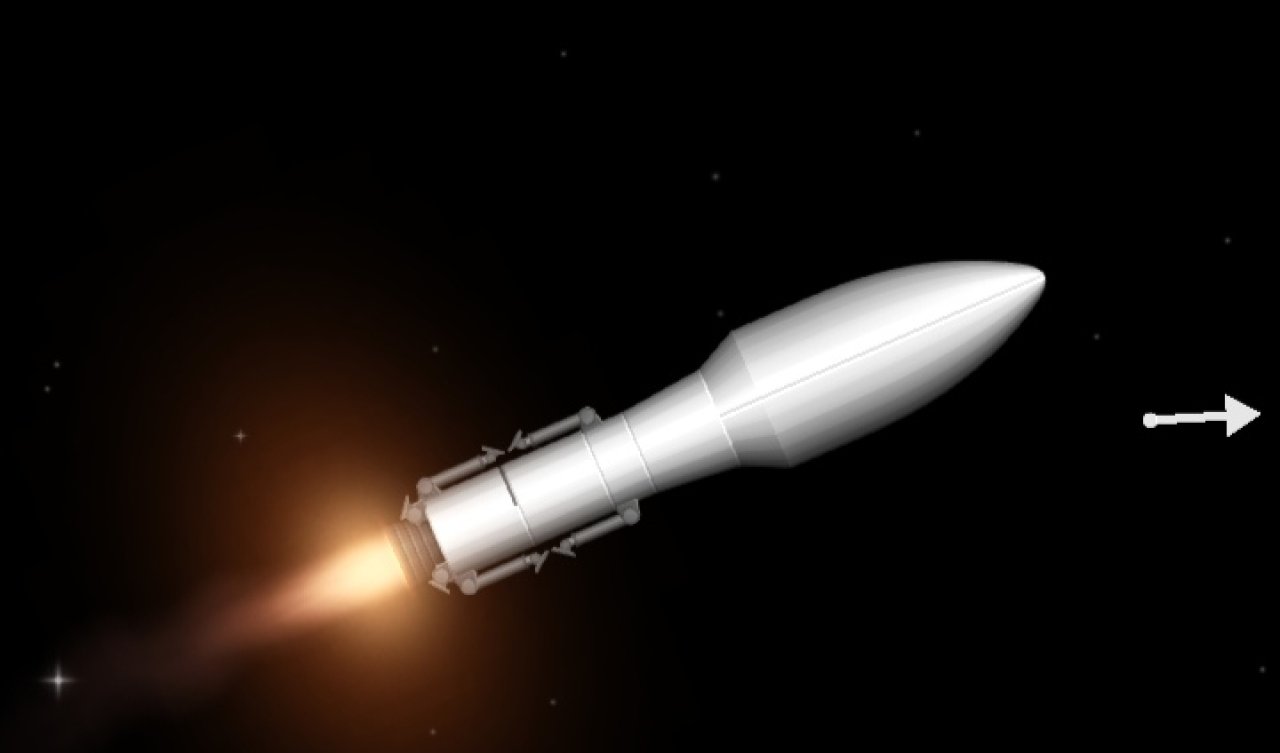Cohete marte orbital mejorado Spaceflight Simulator