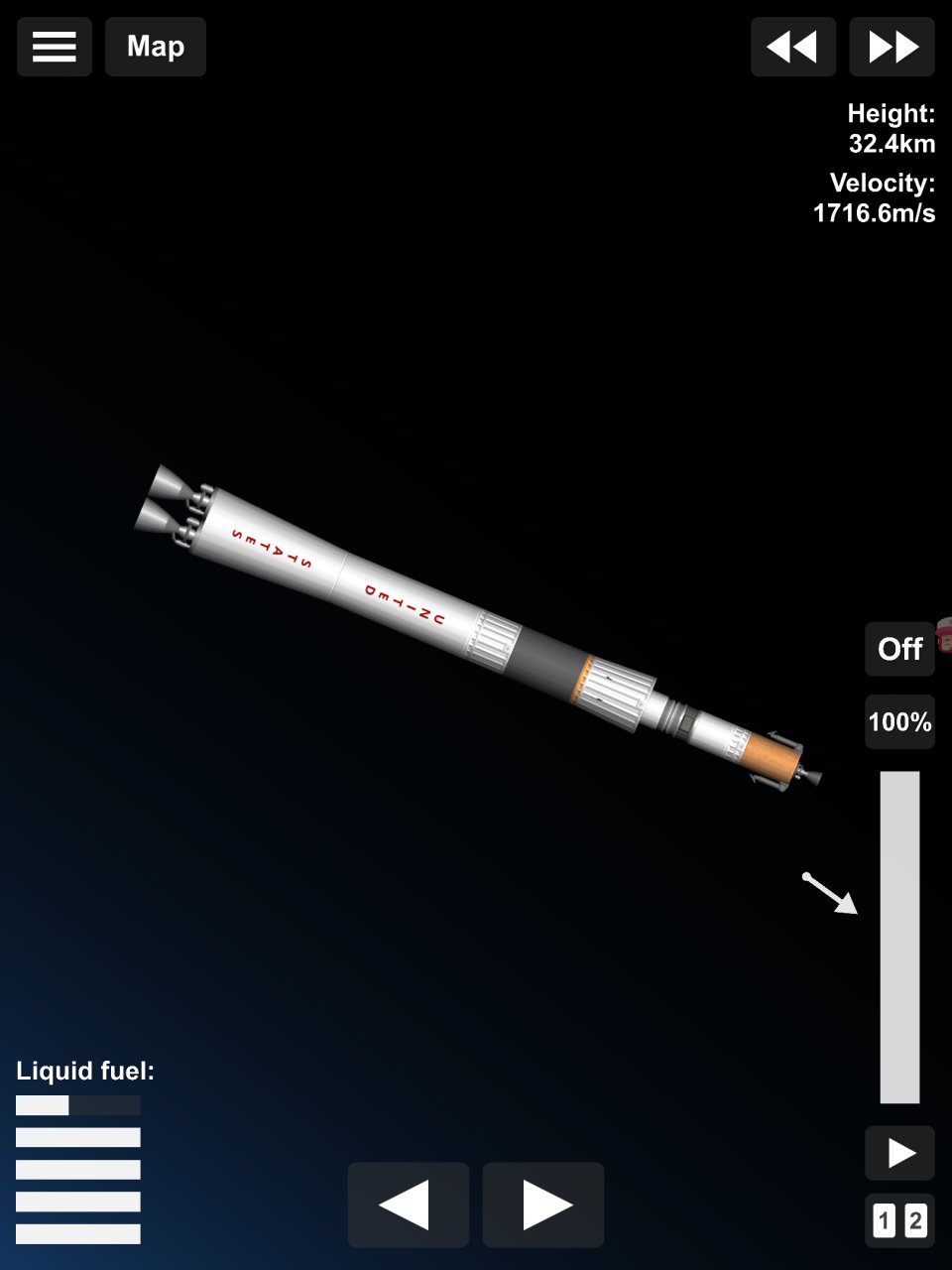 Complex Moon Rocket Spaceflight Simulator