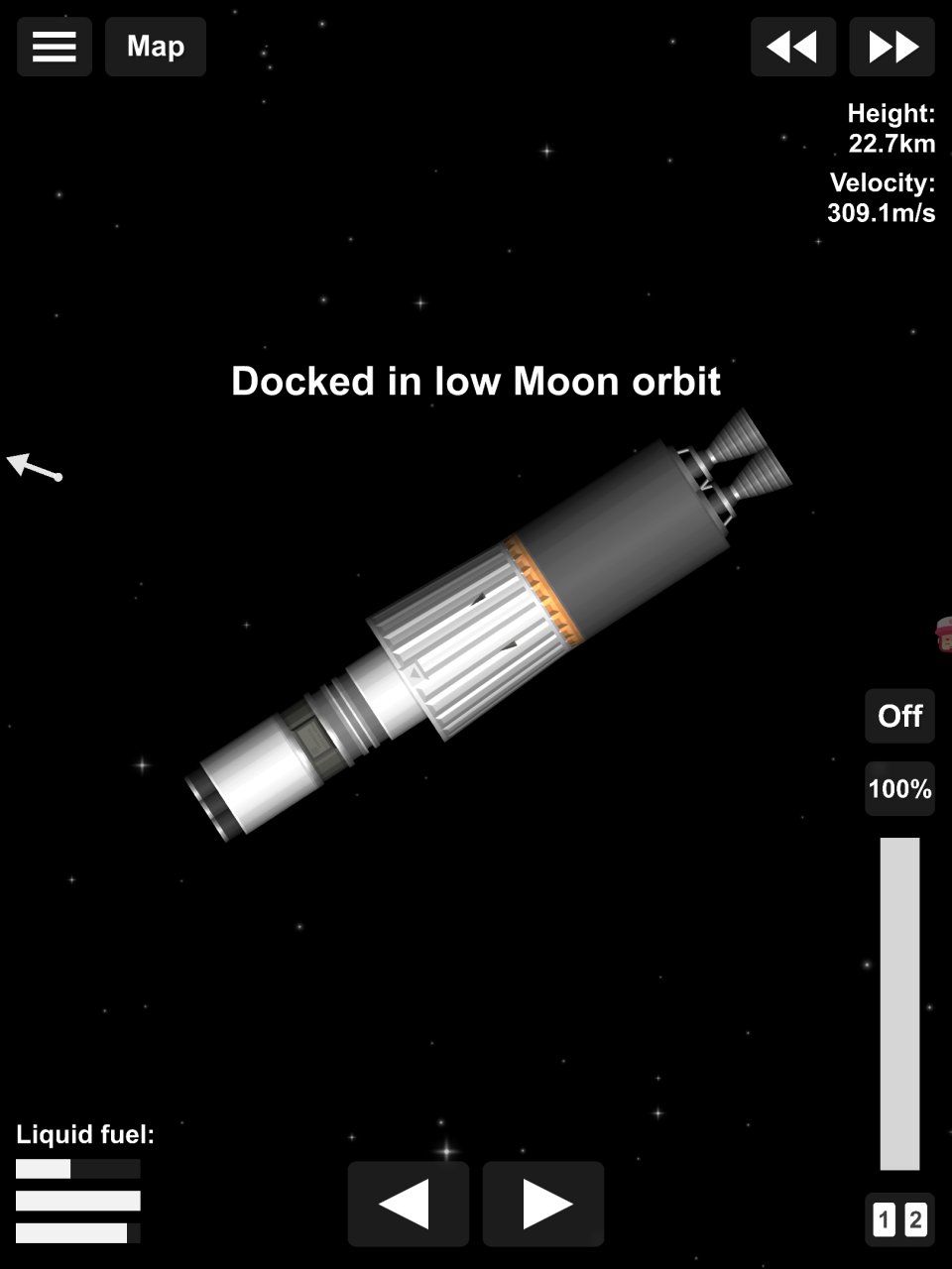 Complex Moon Rocket Spaceflight Simulator