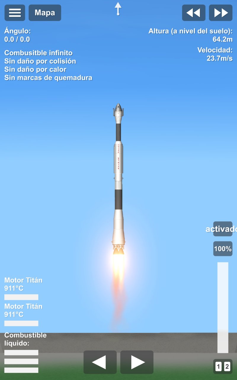 Cool look rocket Spaceflight Simulator