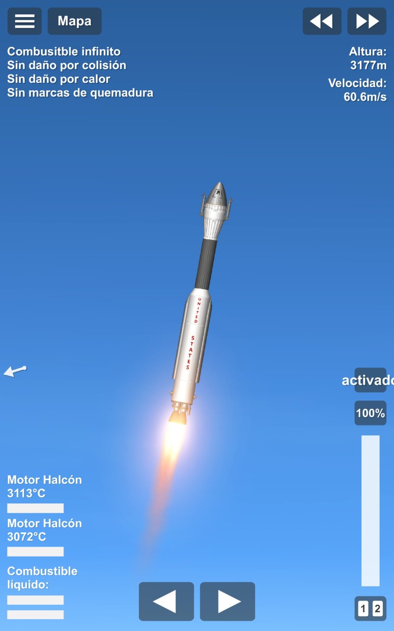 Cool look rocket Spaceflight Simulator