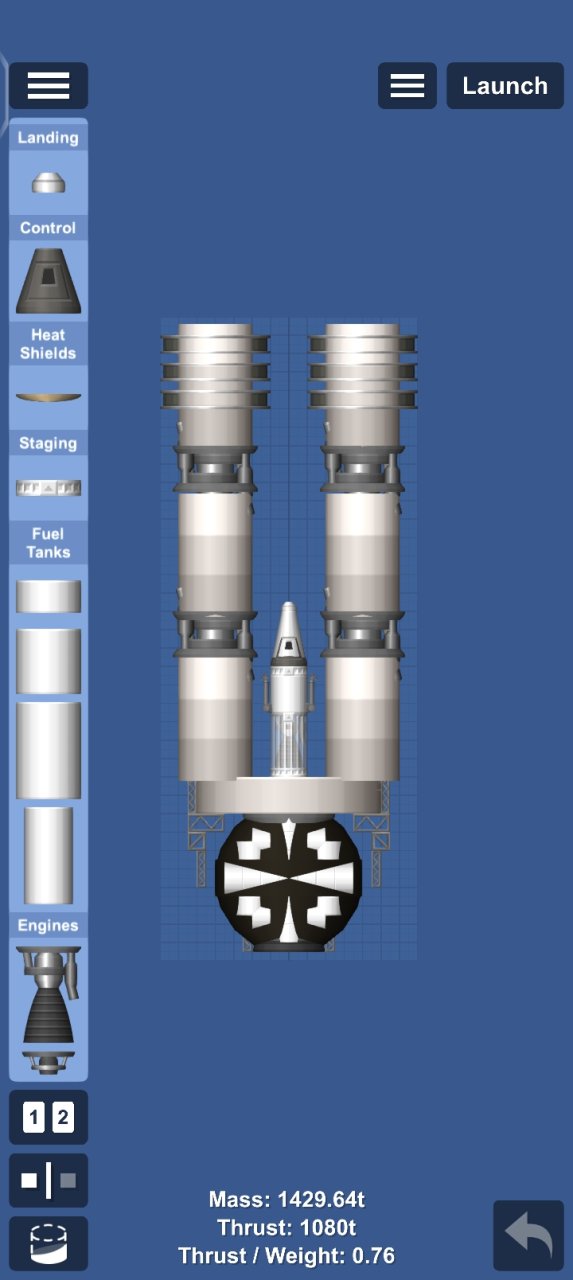 cool space ship (no DLC) Spaceflight Simulator