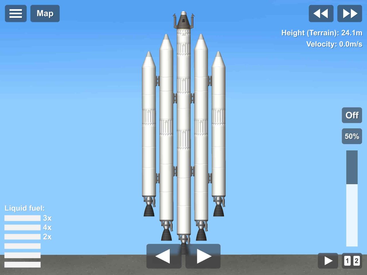 CornVR28 Moon Rocket Blueprint for Spaceflight Simulator / SFS BP