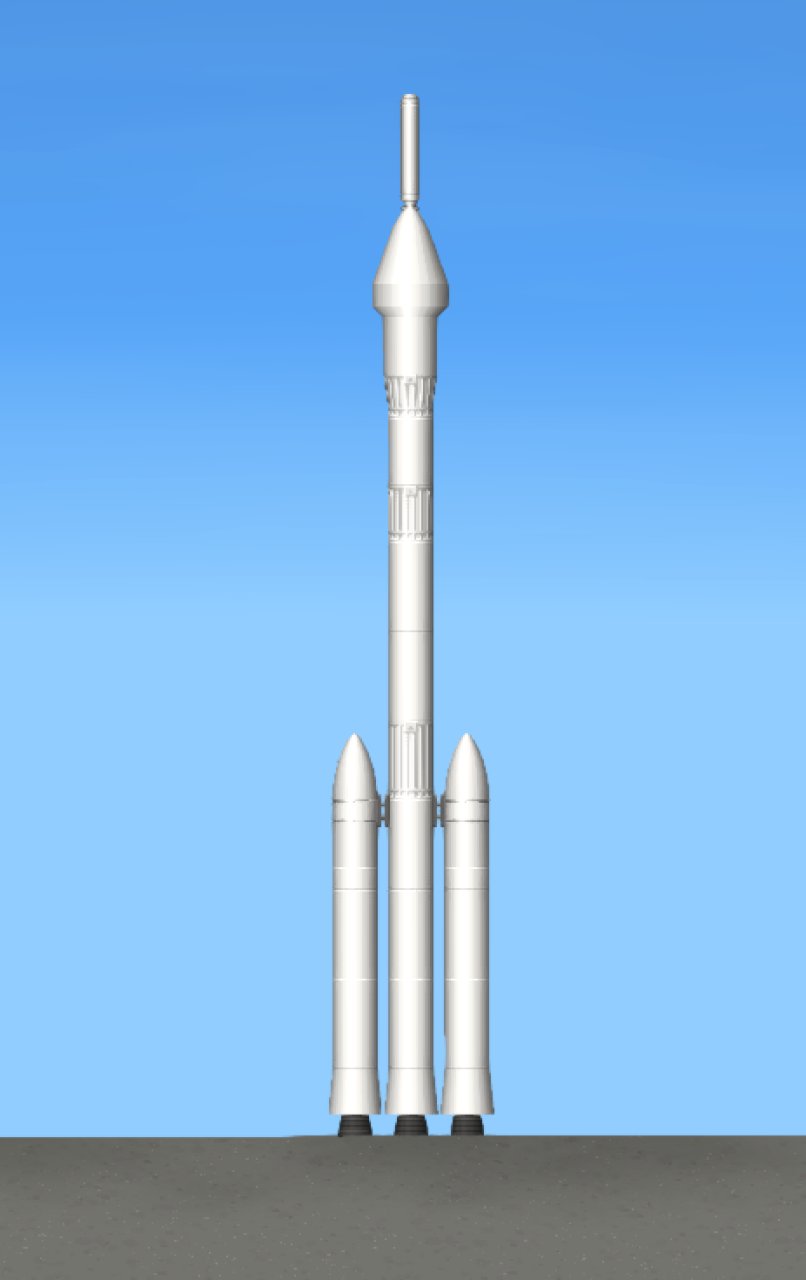 Crewed  3-stage Rocket Spaceflight Simulator