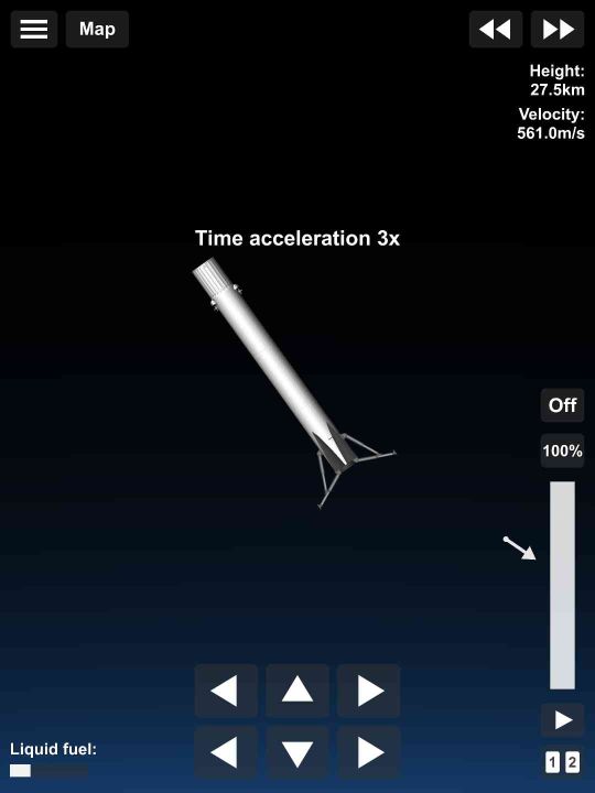 Crewed reusable rocket Blueprint for Spaceflight Simulator / SFS BP