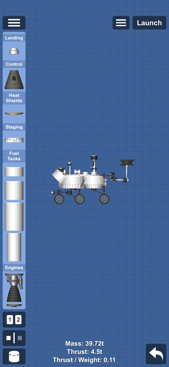 Curiosity Spaceflight Simulator