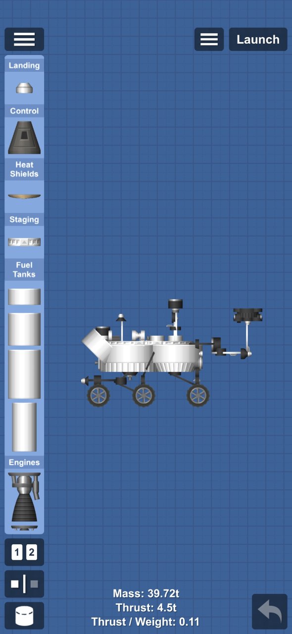 Curiosity Spaceflight Simulator