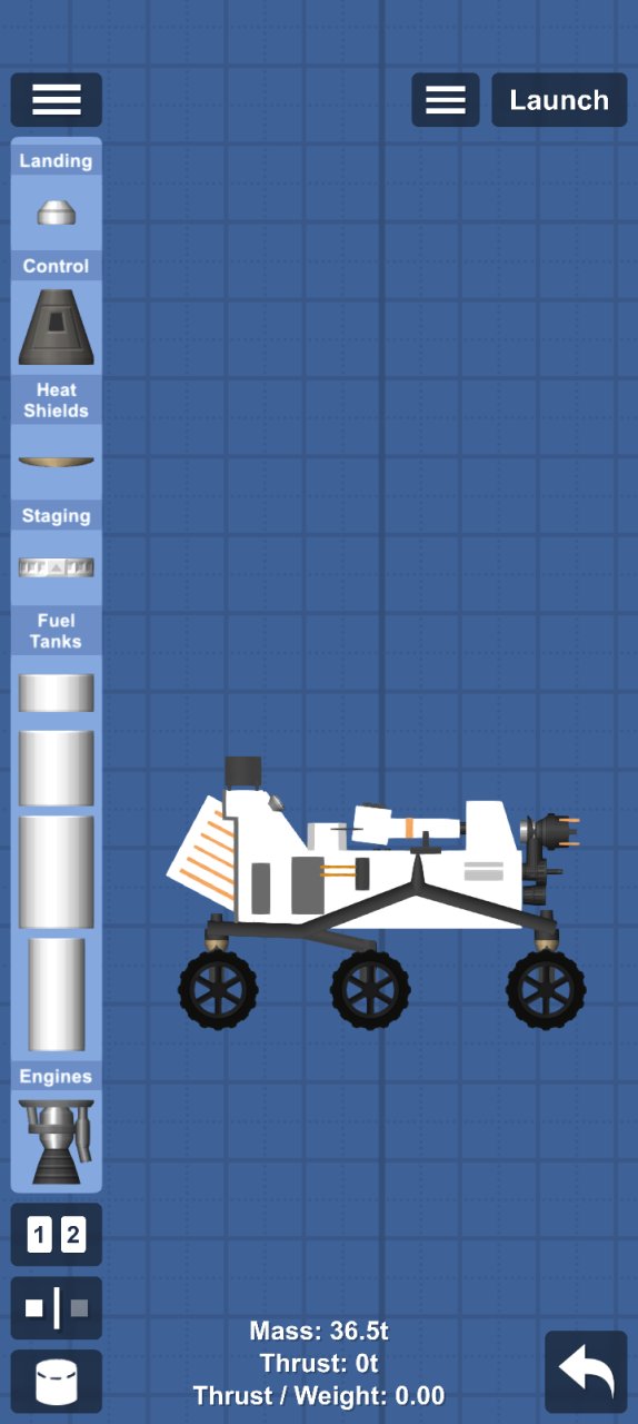 curiosity rover for Spaceflight Simulator