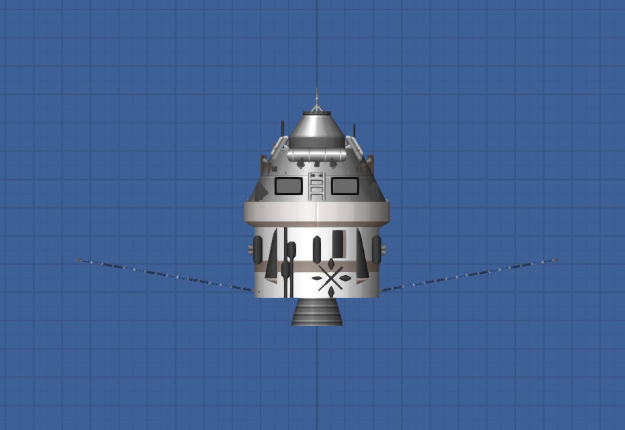Custom Capsule and service mod Spaceflight Simulator
