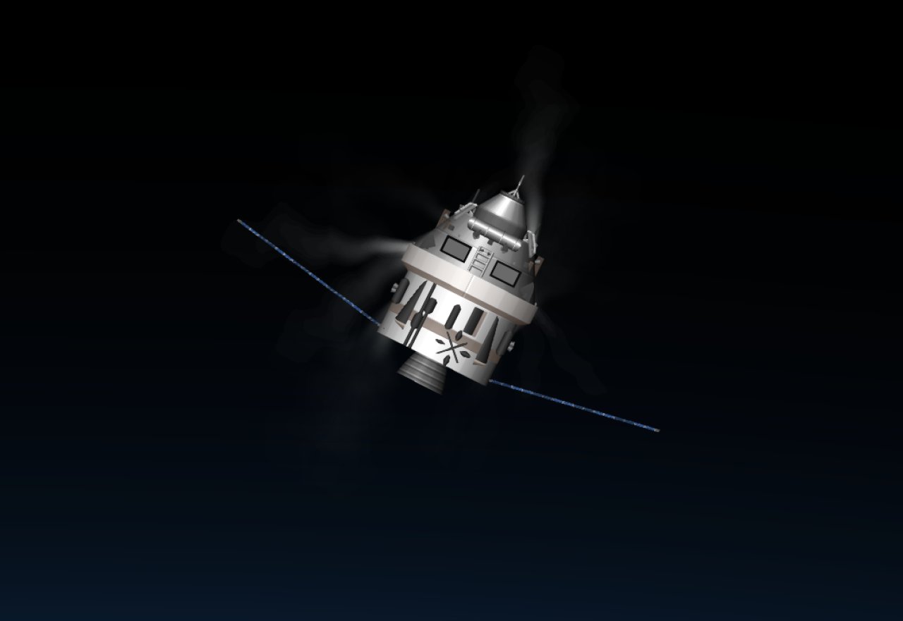 Custom Capsule and service mod Spaceflight Simulator