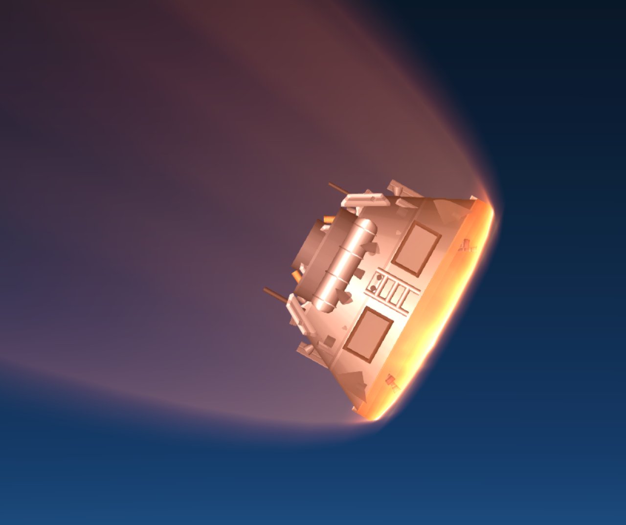 Custom Capsule and service mod Spaceflight Simulator