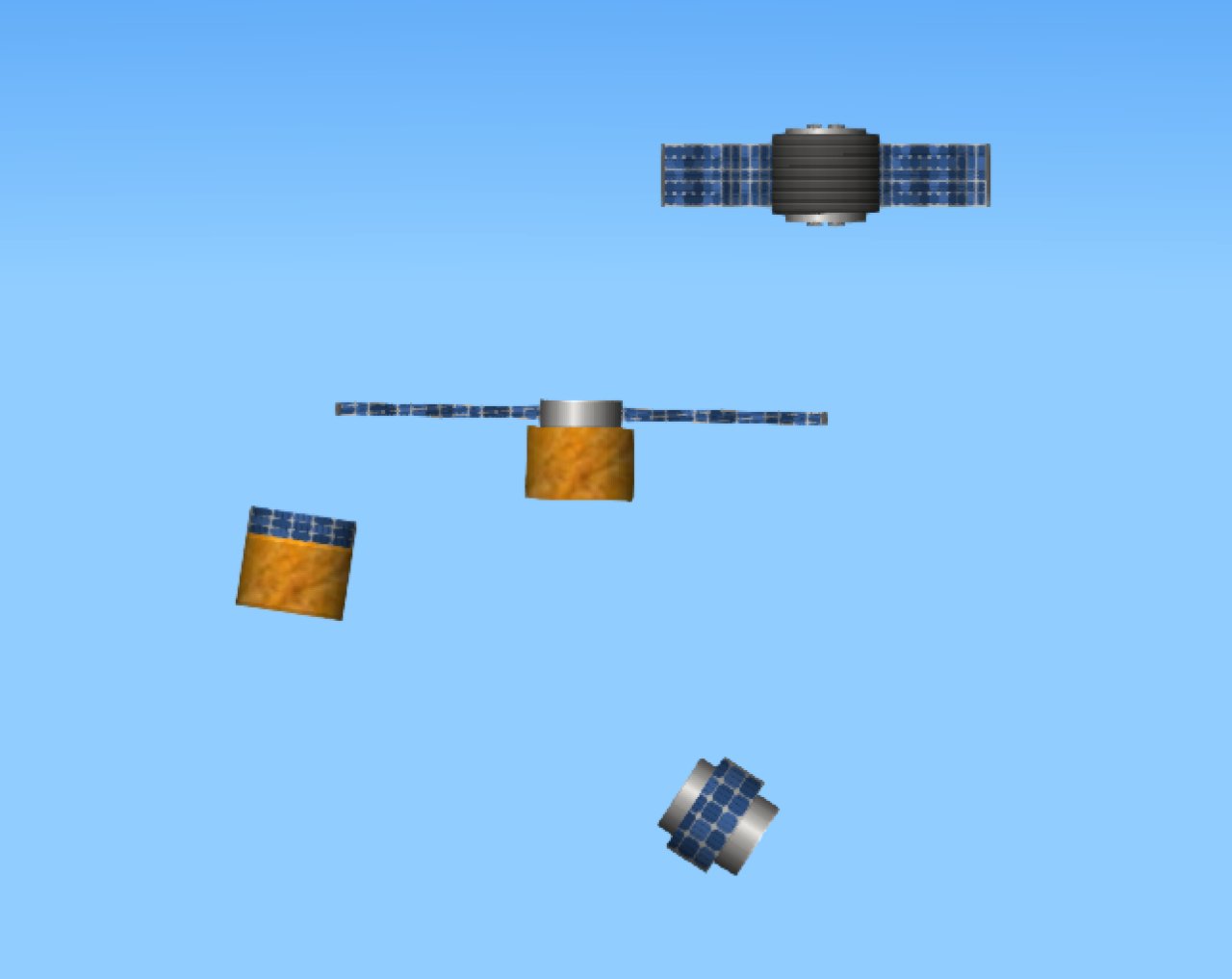 Custom Cubesats Spaceflight Simulator