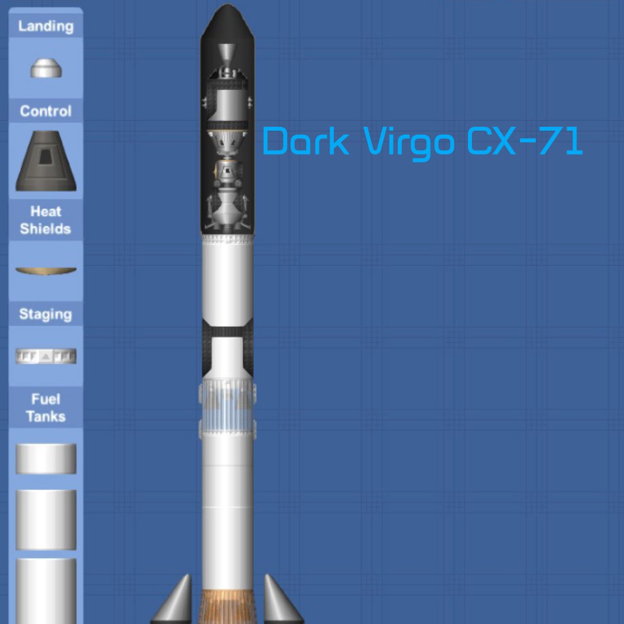 Dark Virgo CX-71 for Spaceflight Simulator