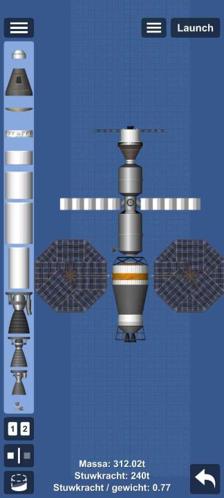 Deep Space Explorer Blueprint for Spaceflight Simulator / SFS BP