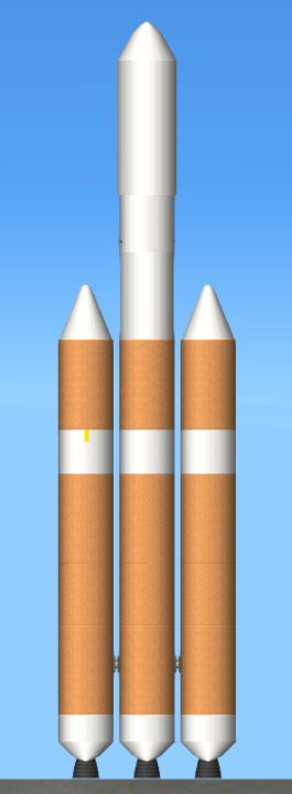 Delta IV Heavy (New) Blueprint for Spaceflight Simulator / SFS BP