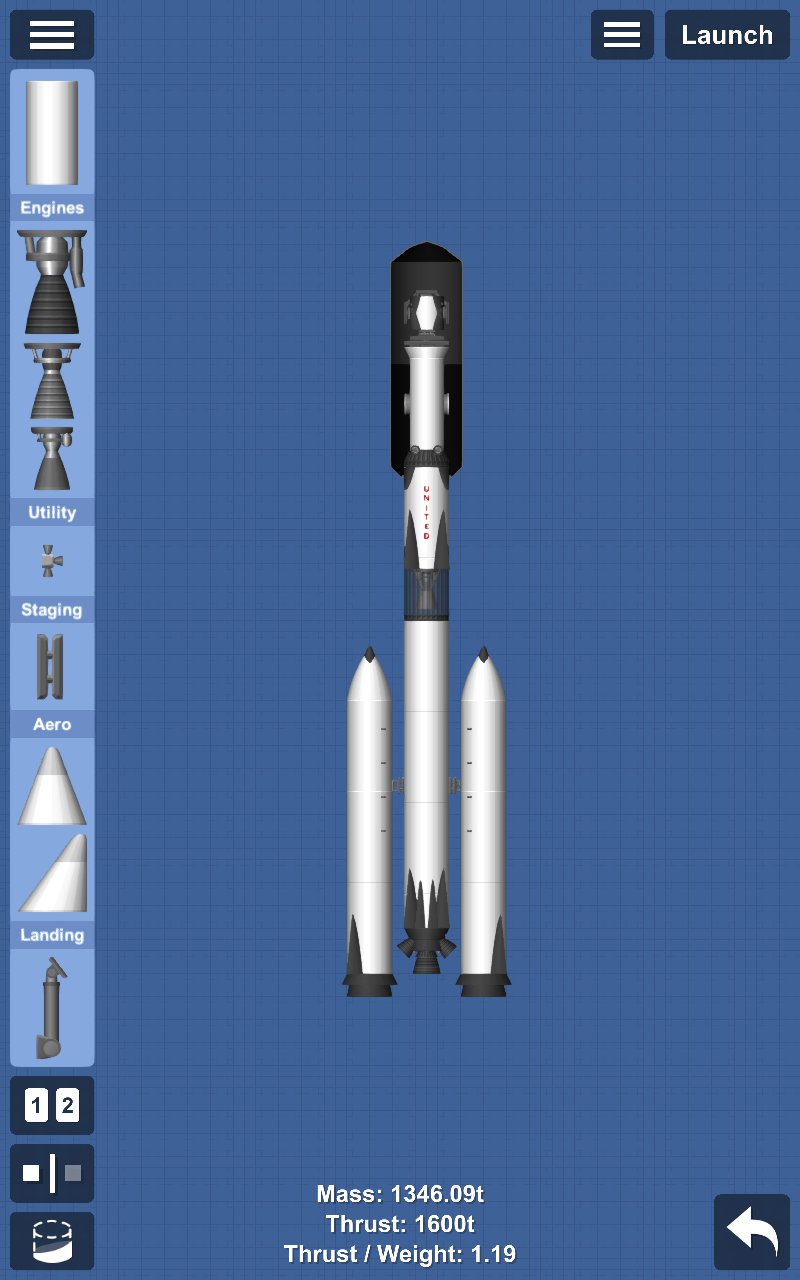 Deltu Heavy for Spaceflight Simulator