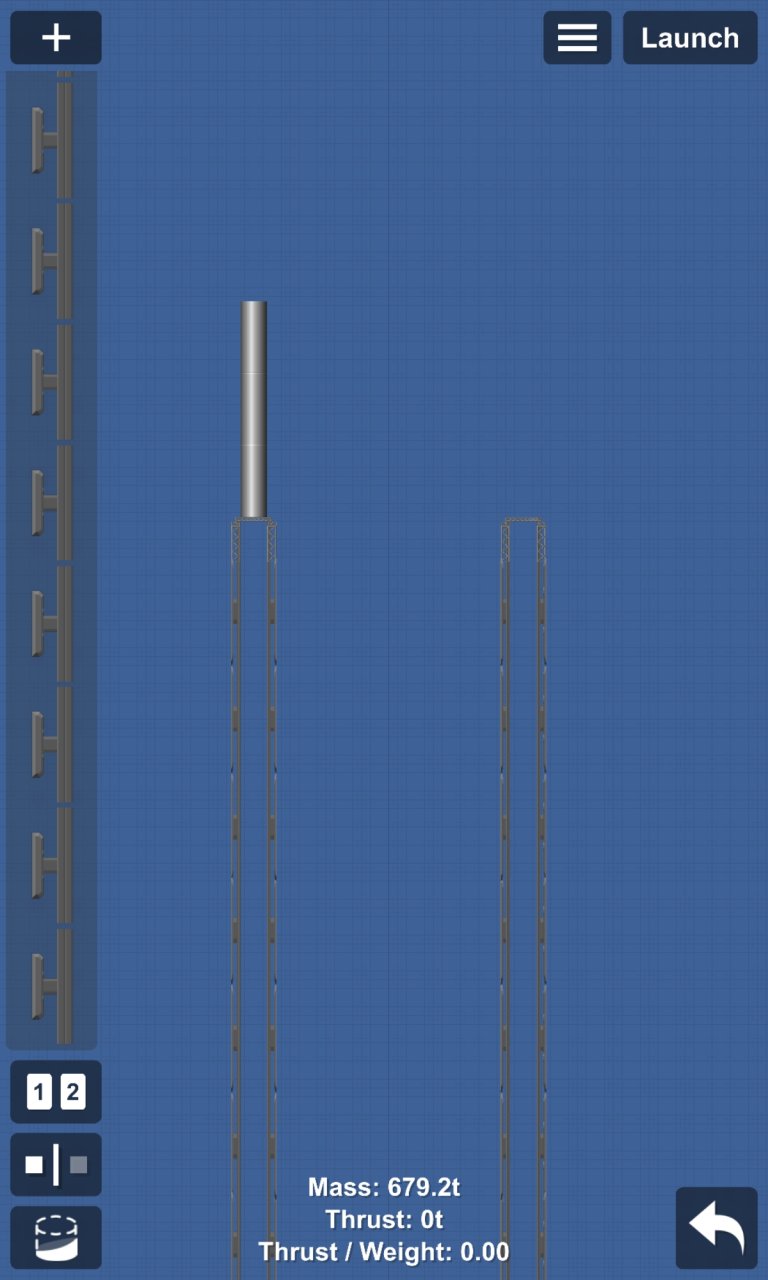 Deployanle twin towers Spaceflight Simulator