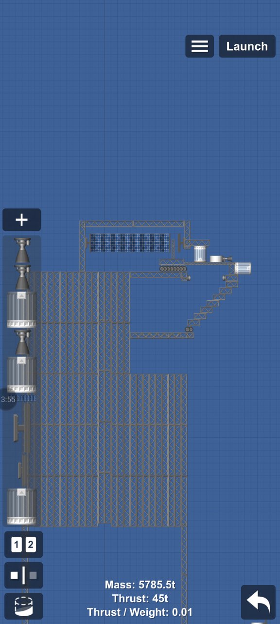 dotcore 5 launch pad for Spaceflight Simulator