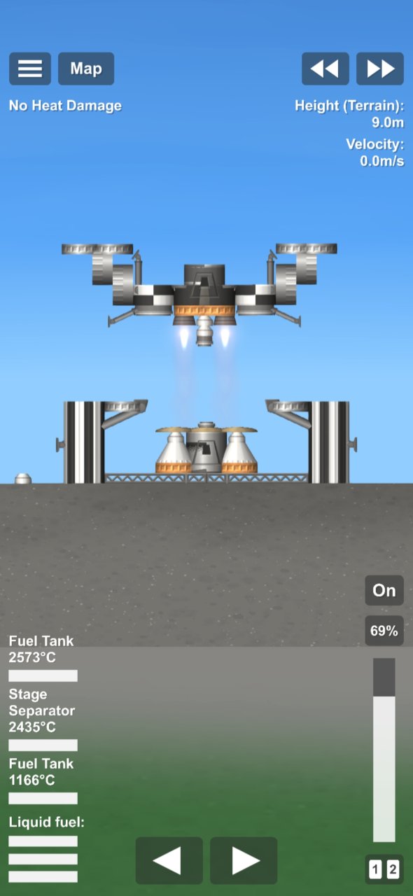 Drone with charger Blueprint for Spaceflight Simulator / SFS BP