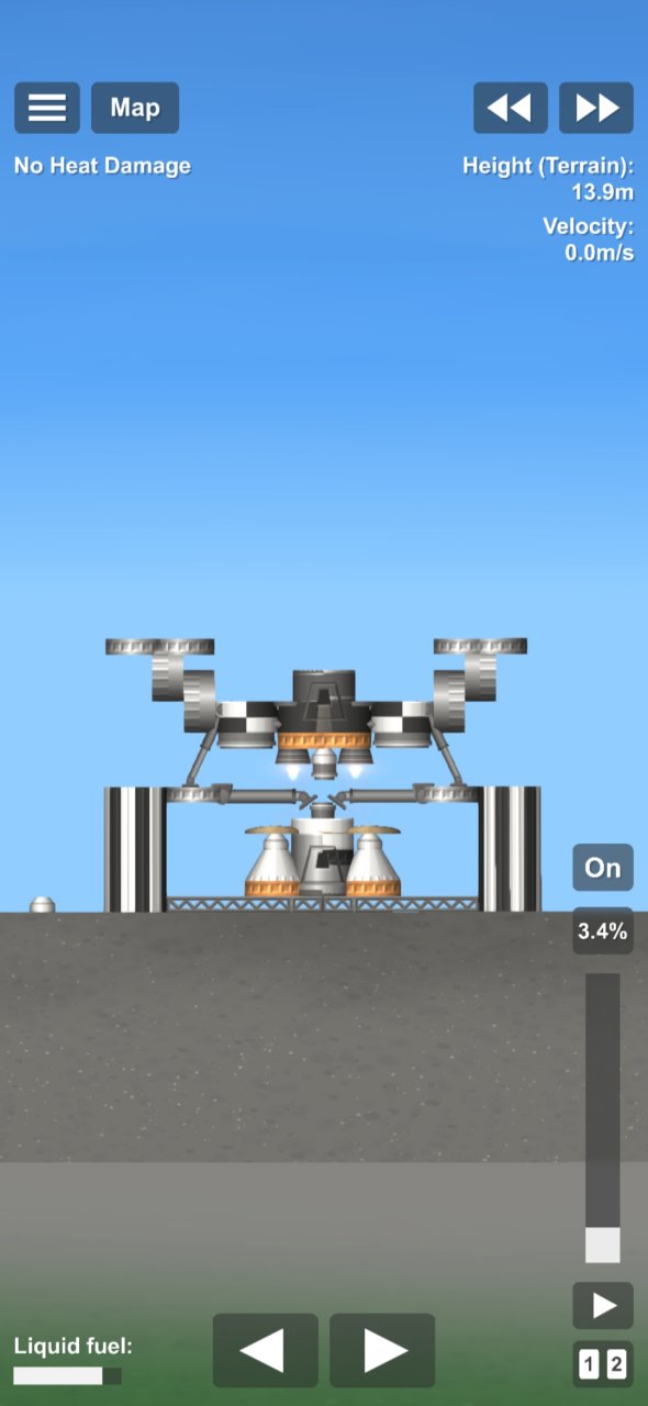 Drone with charger Blueprint for Spaceflight Simulator / SFS BP