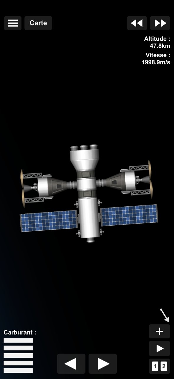 Earth Space station Spaceflight Simulator