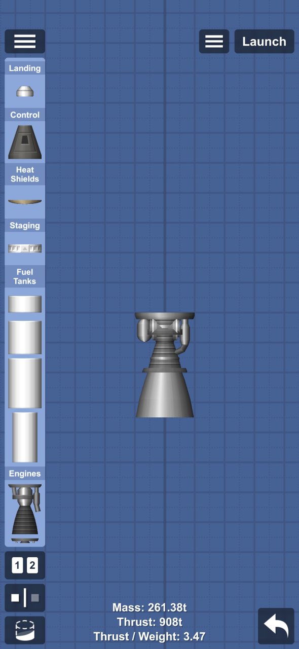 EE-1(Experimental Engine-1) for Spaceflight Simulator