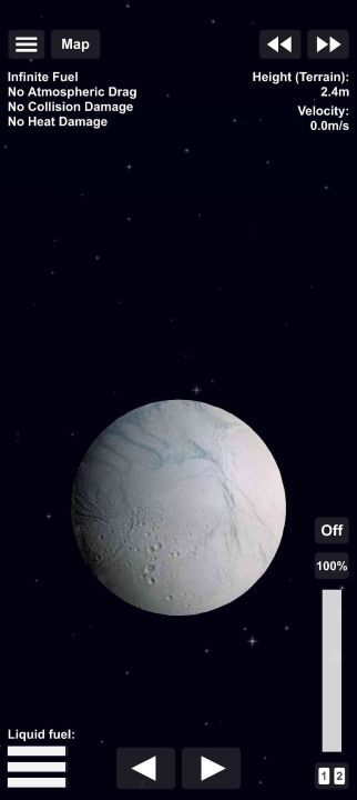 Enceladus lunar probe Blueprint for Spaceflight Simulator / SFS BP