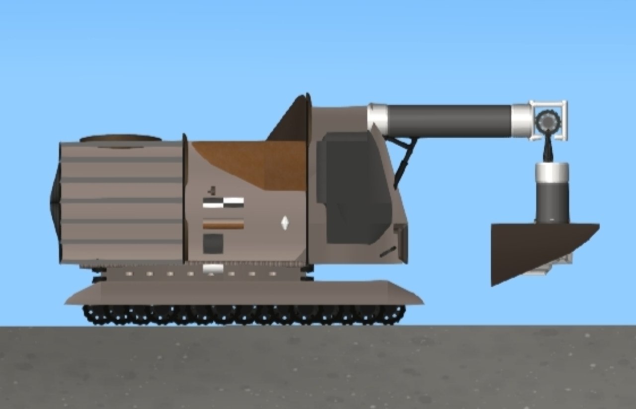 Excavator for Spaceflight Simulator