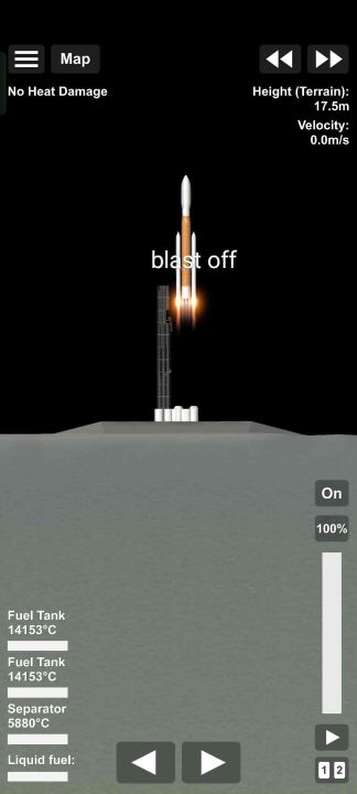 Explorer rocket V2 Blueprint for Spaceflight Simulator / SFS BP