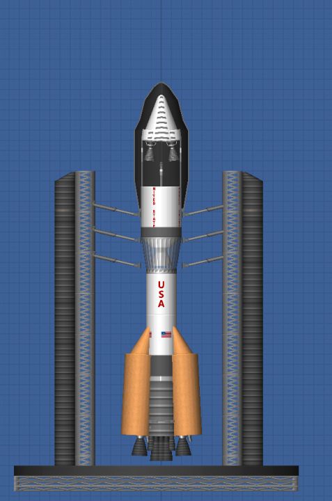 Rocket Blueprint for Spaceflight Simulator / SFS BP