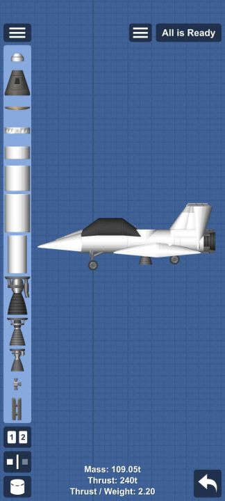 Plane Blueprint for Spaceflight Simulator / SFS BP