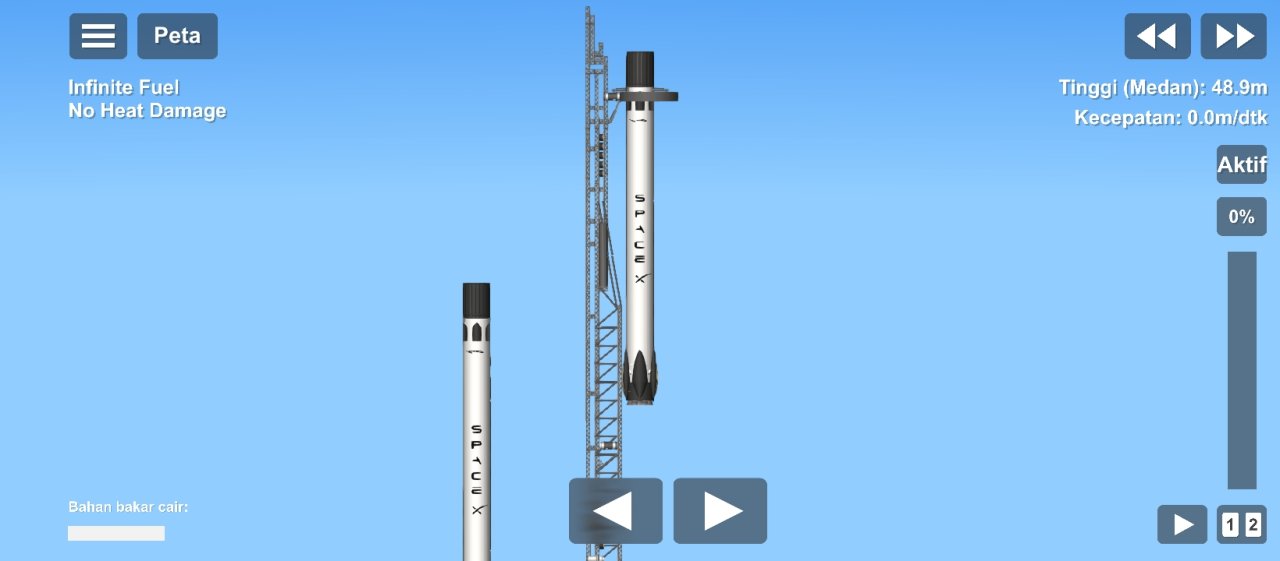 F9 + Launchpad Blueprint for Spaceflight Simulator / SFS BP