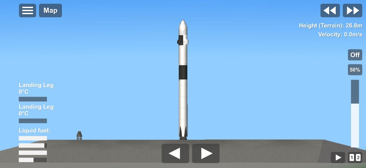 Falcon 9 Blueprint for Spaceflight Simulator / SFS BP