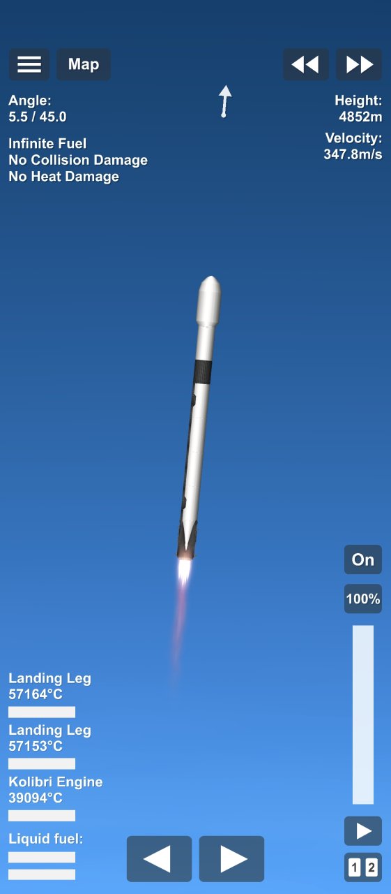 Falcon 9 Blueprint for Spaceflight Simulator / SFS BP