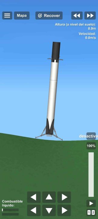 Falcon 9 Blueprint for Spaceflight Simulator / SFS BP