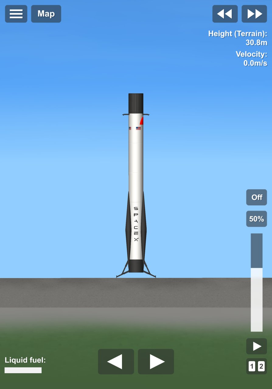 Falcon 9 Block 5 Spaceflight Simulator