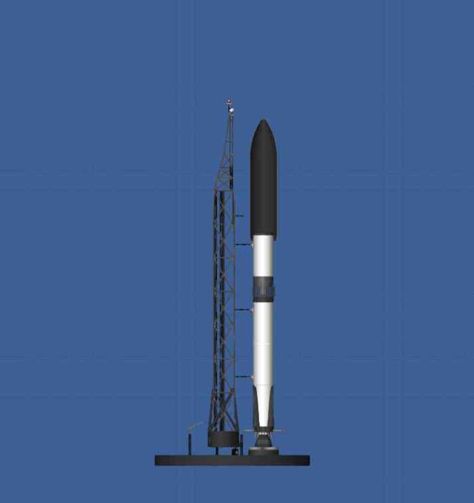 Falcon 9 Cargo (Empty) Blueprint for Spaceflight Simulator / SFS BP