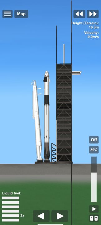 Falcon 9 Crew Dragon Blueprint for Spaceflight Simulator / SFS BP