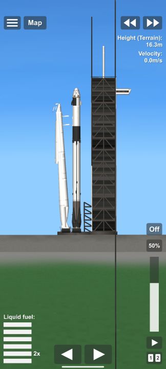 Falcon 9 Crew Dragon Blueprint for Spaceflight Simulator / SFS BP